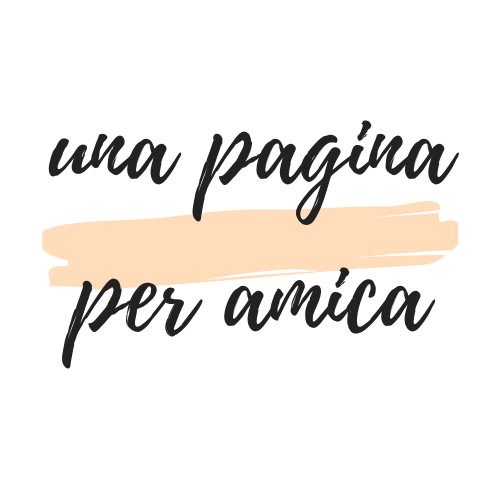 blog una pagina per amica